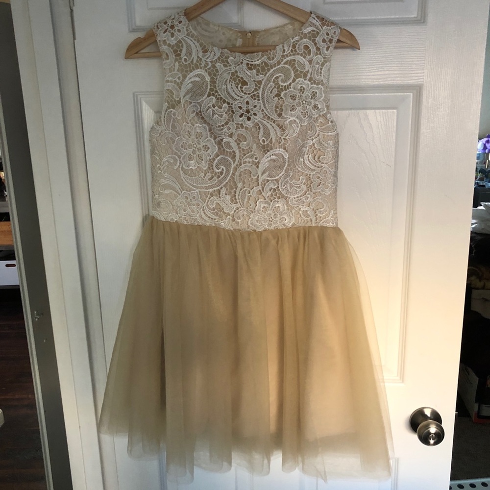 Albizia Handmade Tulle Lace Dress Prom Wedding 4